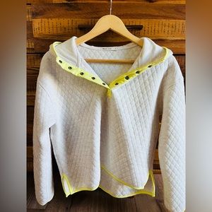 Marine Layer quilted pullover sweatshirt